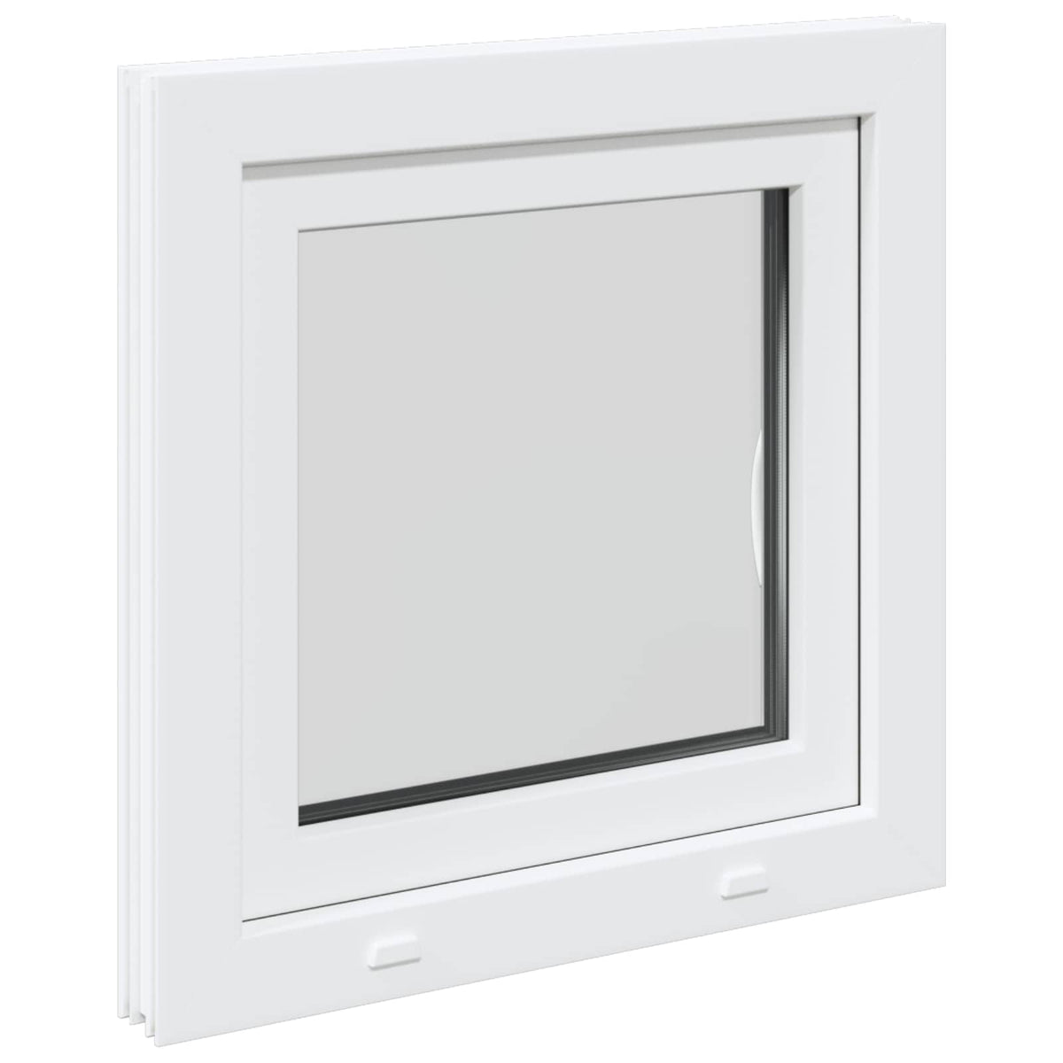 Kellerfenster Innenseite Farbe Weiß RISOR 50 x 50 cm