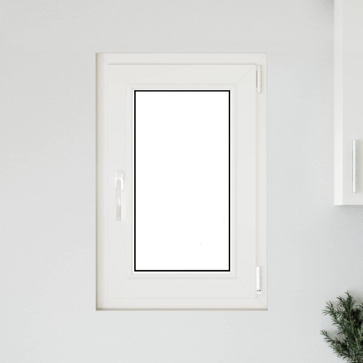 Kellerfenster Innenseite Farbe Weiß RISOR 50 x 75 cm