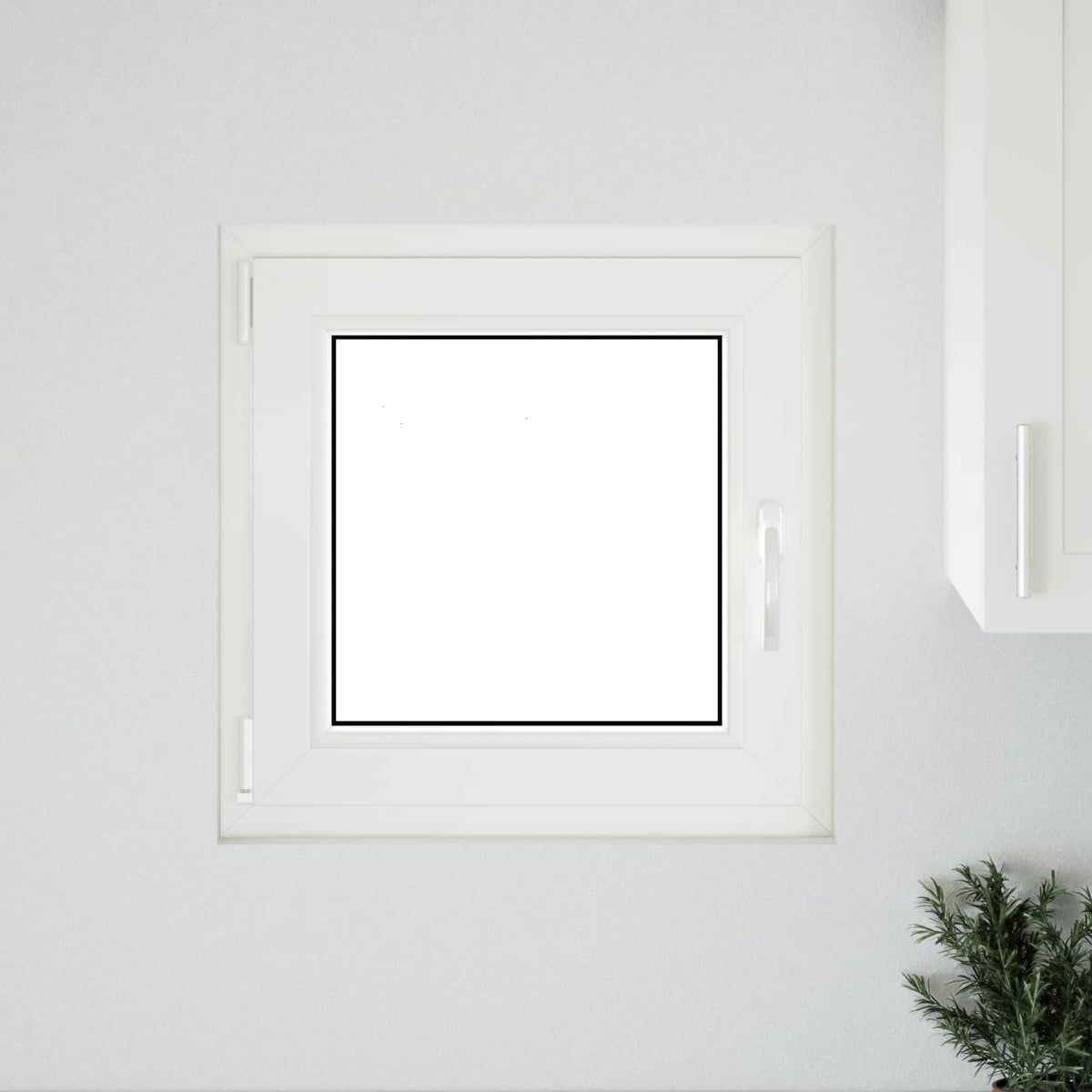 Kellerfenster Innenseite Farbe Weiß RISOR 60 x 60 cm