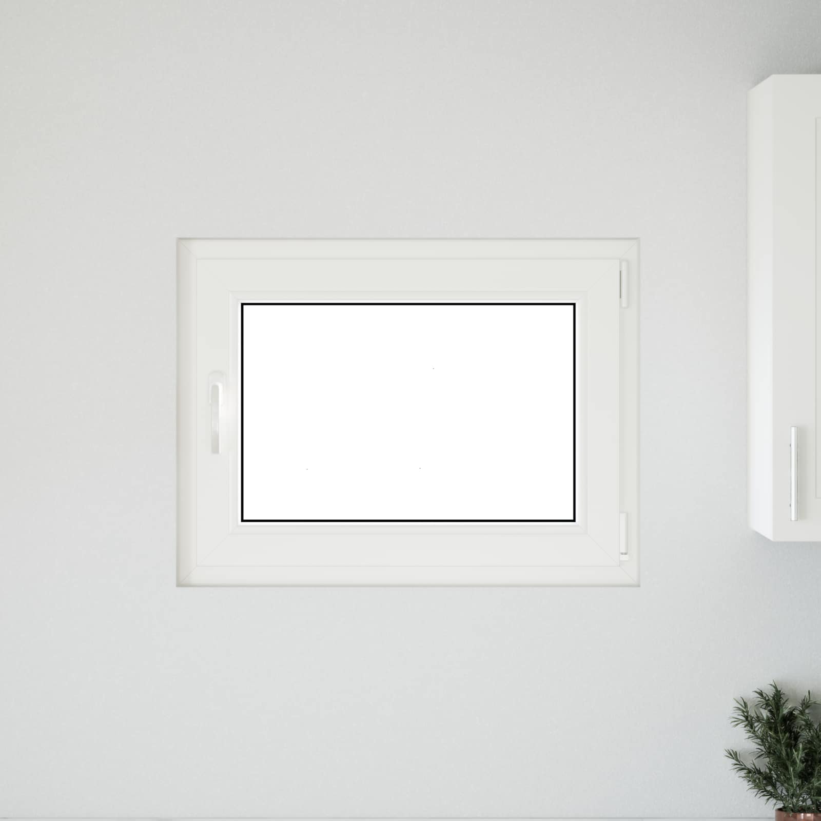 Kipp- und Drehfenster für den Keller RISOR 80 x 50 cm