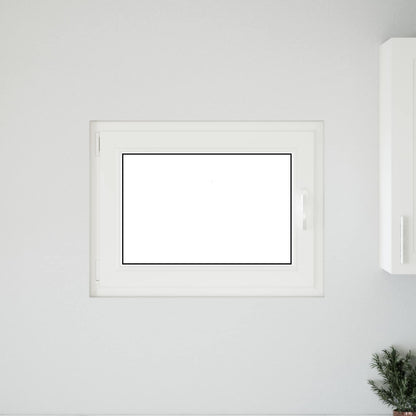 Kellerfenster Innenseite Farbe Weiß RISOR 80 x 50 cm