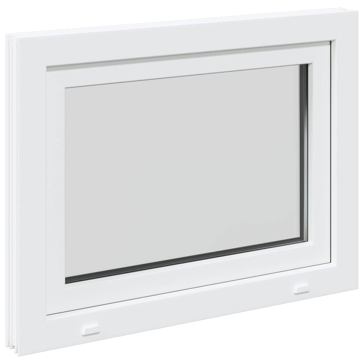 Kellerfenster Innenseite Farbe Weiß RISOR 80 x 50 cm