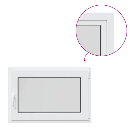 Kellerfenster Innenseite Farbe Weiß RISOR 90 x 50 cm