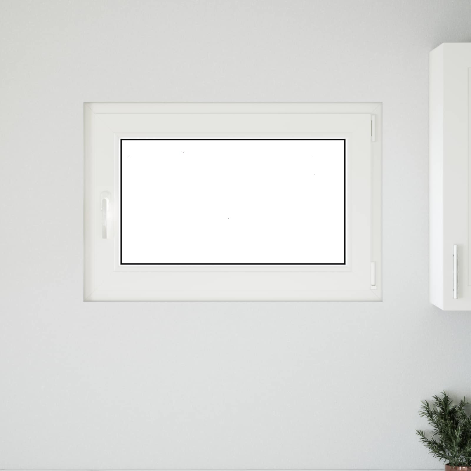 Kipp- und Drehfenster für den Keller RISOR 90 x 50 cm