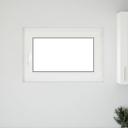 Kellerfenster Innenseite Farbe Weiß RISOR 90 x 50 cm