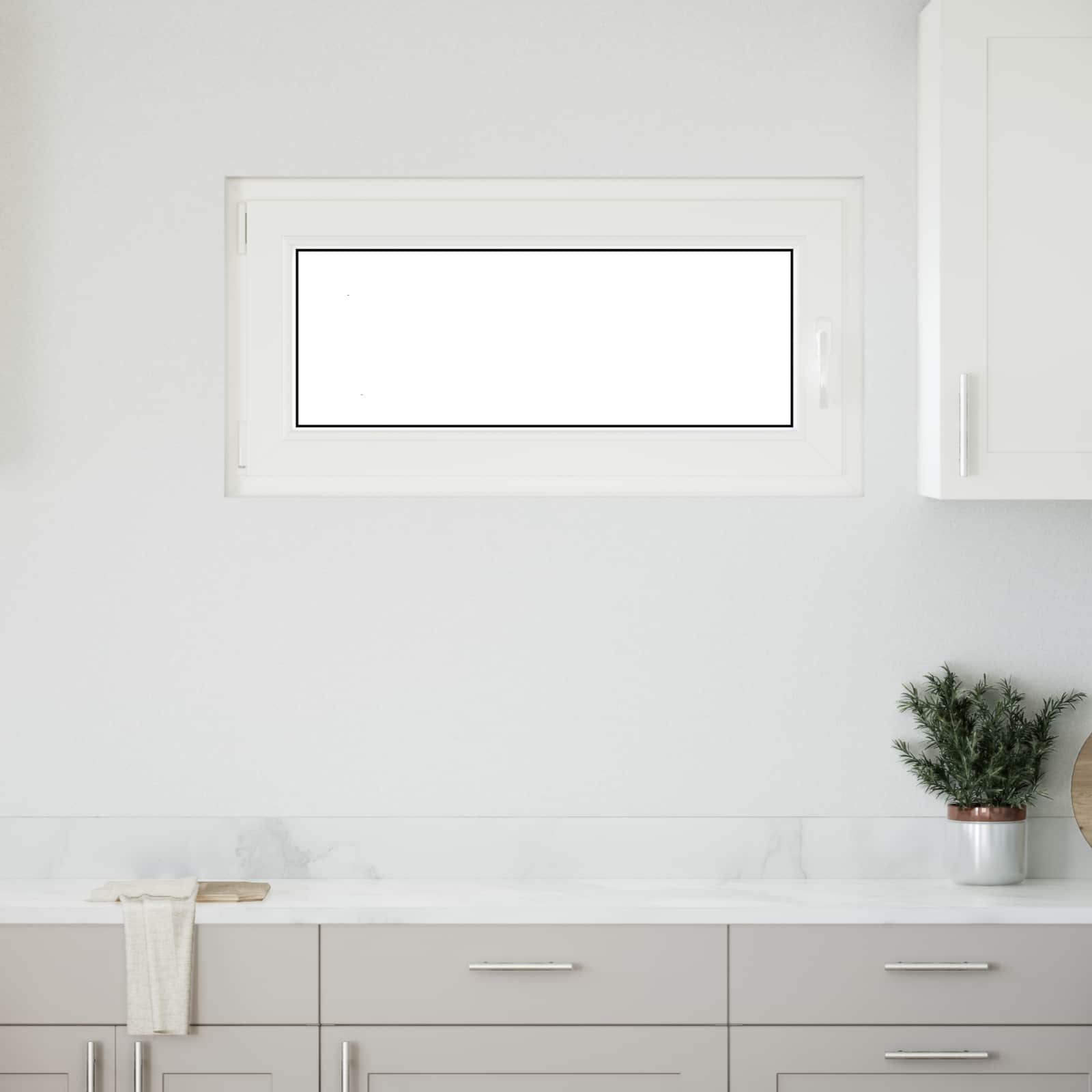 Kipp- und Drehfenster für den Keller RISOR 100 x 50 cm