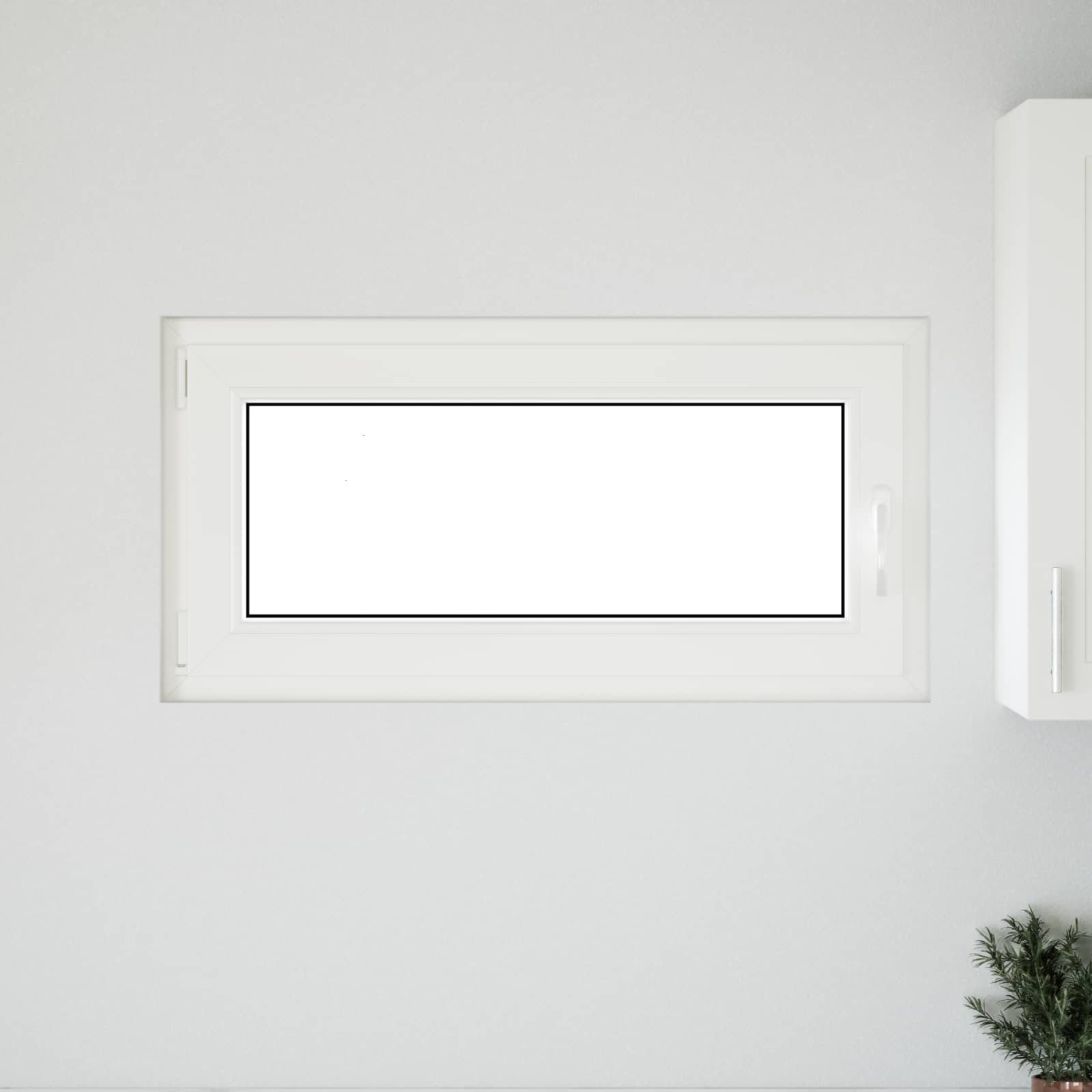 Kipp- und Drehfenster für den Keller RISOR 100 x 50 cm