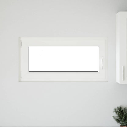 Kellerfenster Innenseite Farbe Weiß RISOR 100 x 50 cm
