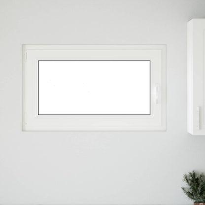 Kellerfenster Innenseite Farbe Weiß RISOR 100 x 60 cm