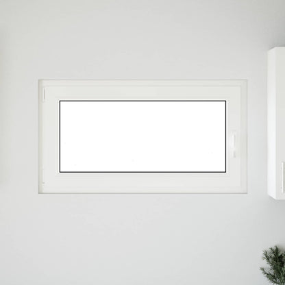 Kellerfenster Innenseite Farbe Weiß RISOR 110 x 60 cm