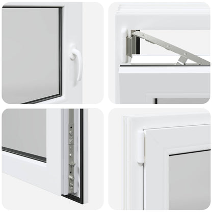 Kellerfenster Innenseite Farbe Weiß RISOR 120 x 60 cm