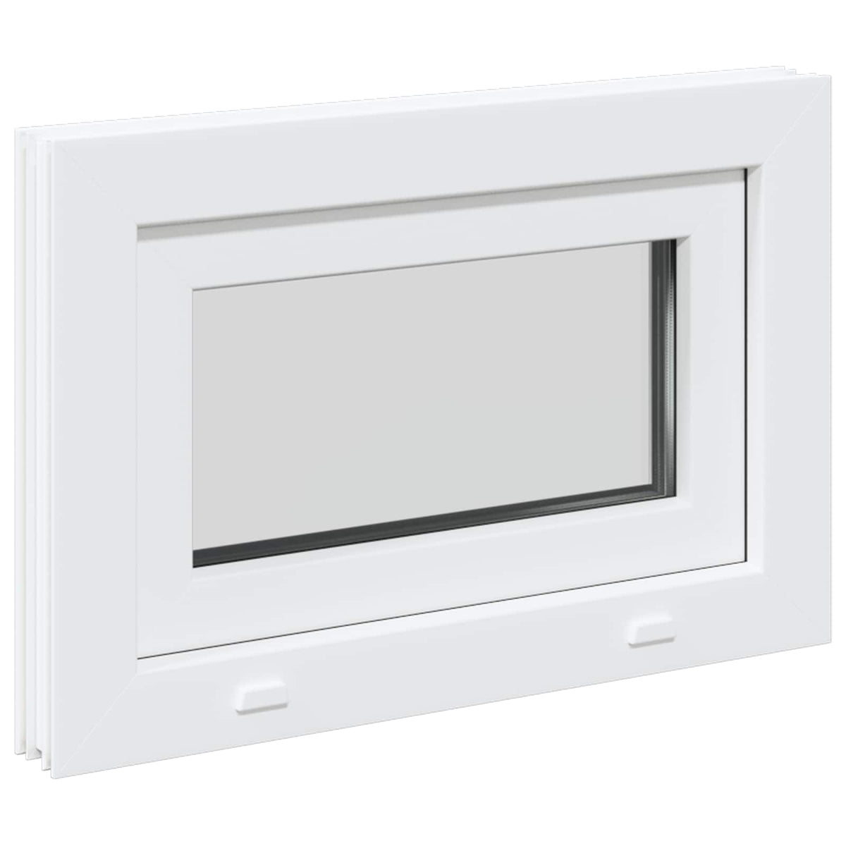 Kellerfenster Innenseite Farbe Weiß RISOR 60 x 40 cm