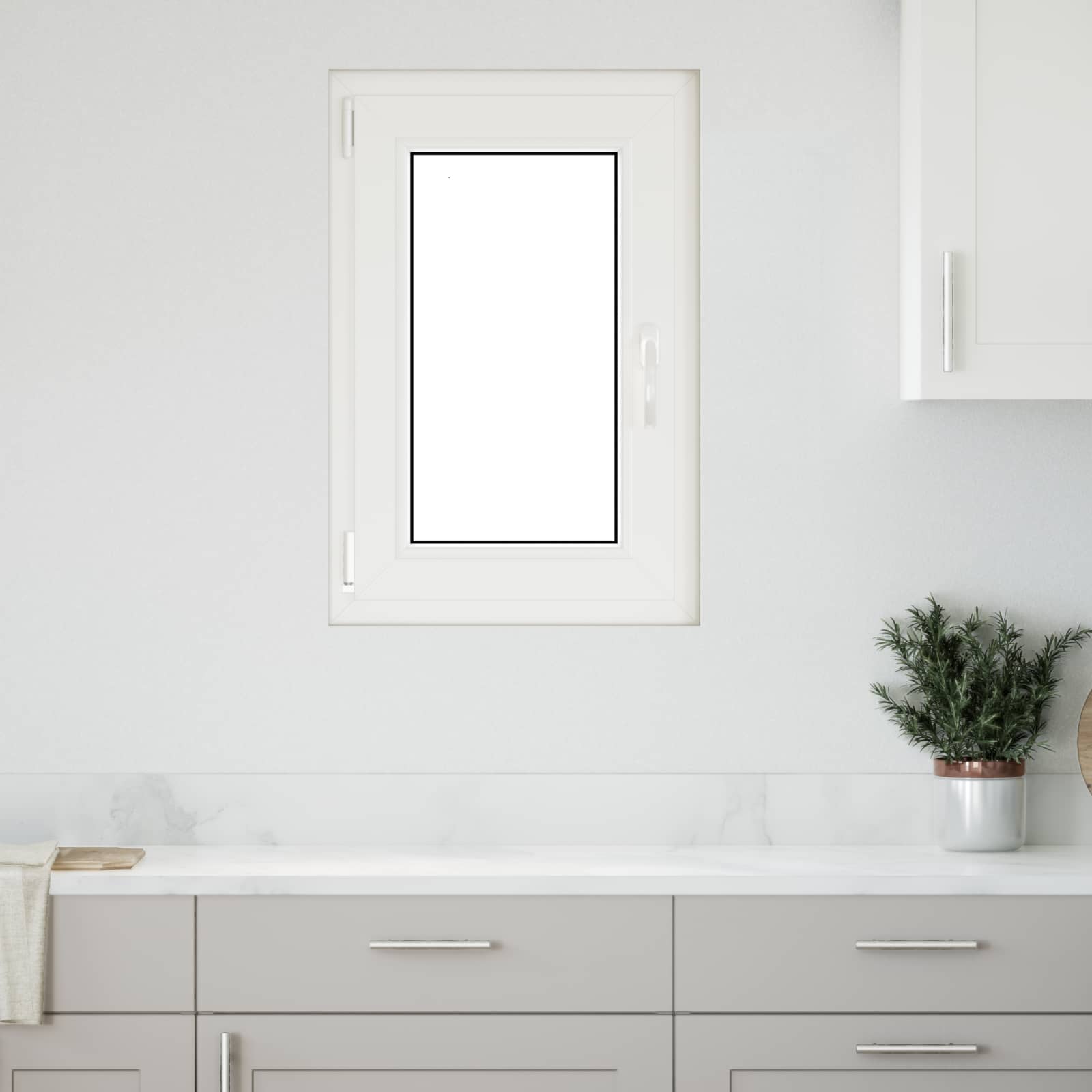 Kipp- und Drehfenster für den Keller RISOR 50 x 75 cm