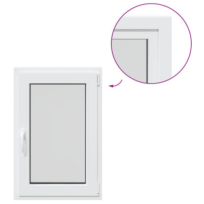 Kellerfenster Innenseite Farbe Weiß RISOR 60 x 80 cm