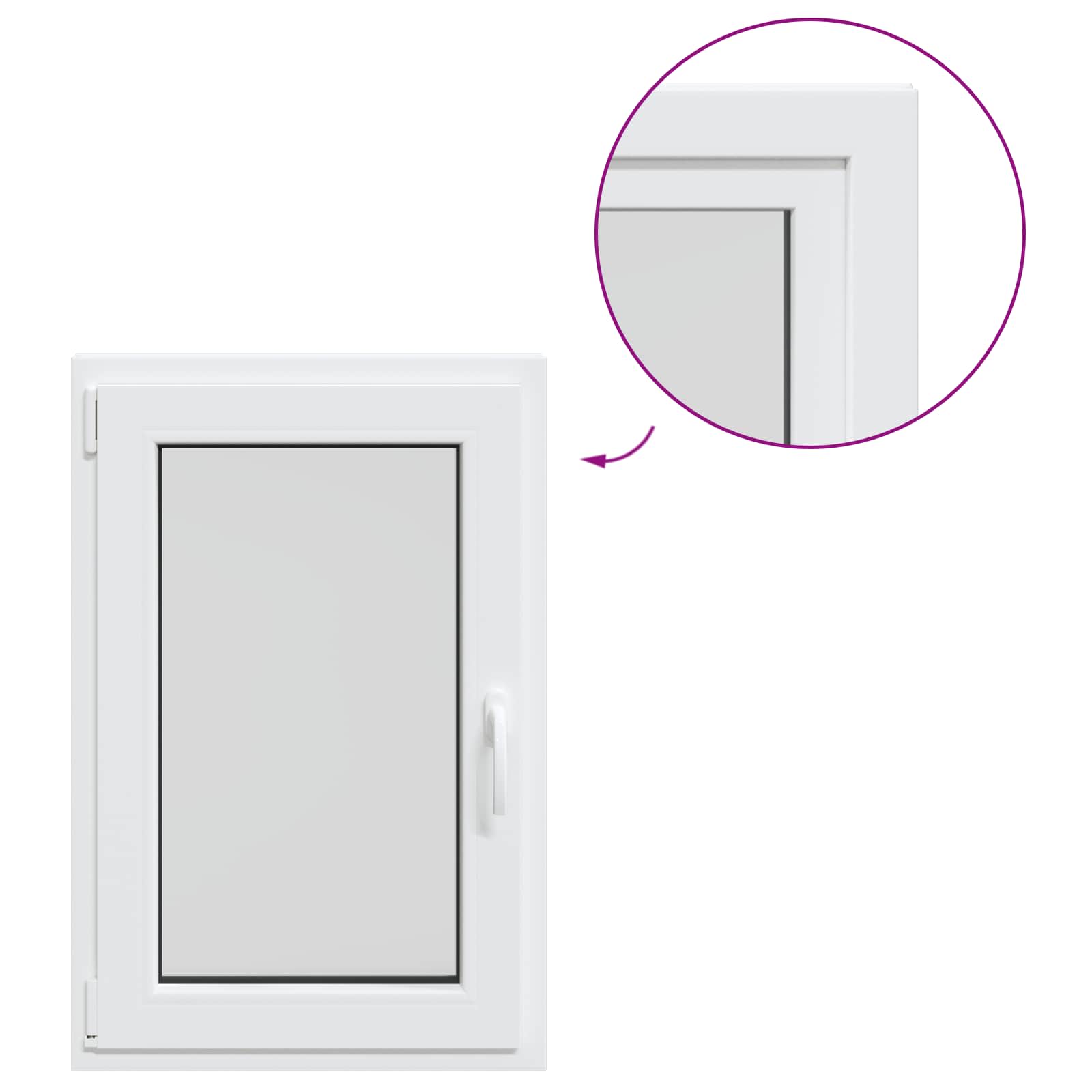 Kipp- und Drehfenster für den Keller RISOR 60 x 100 cm