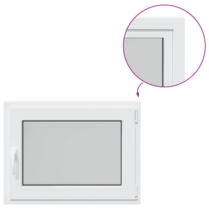 Kellerfenster Innenseite Farbe Weiß RISOR 80 x 70 cm