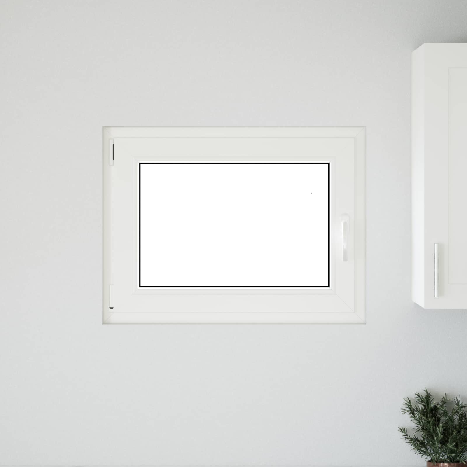 Kipp- und Drehfenster für den Keller RISOR 80 x 70 cm