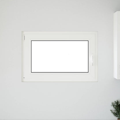 Kellerfenster Innenseite Farbe Weiß RISOR 90 x 50 cm