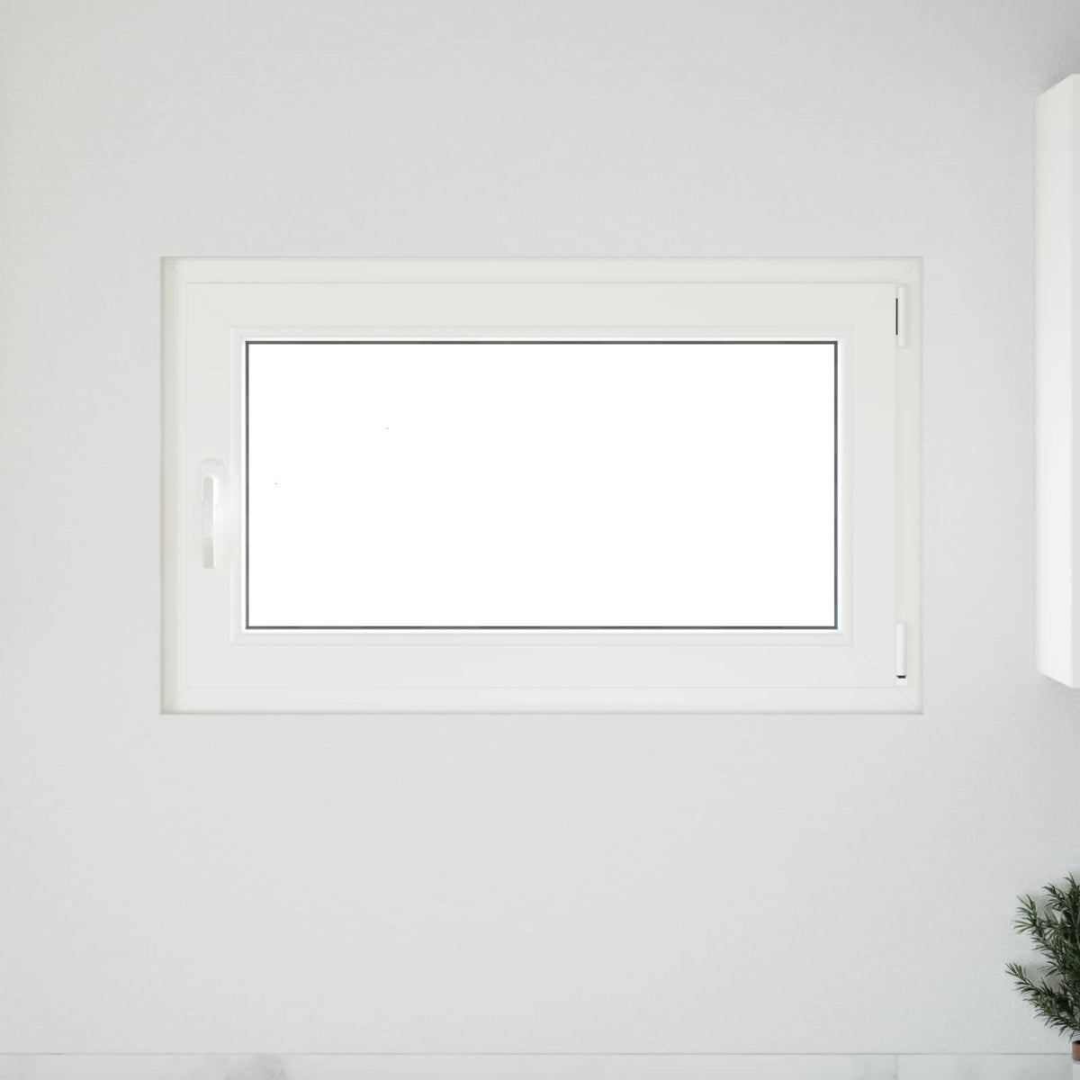 Kellerfenster Innenseite Farbe Weiß RISOR 100 x 50 cm