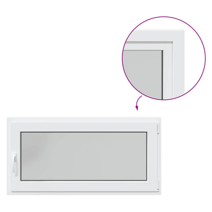 Kellerfenster Innenseite Farbe Weiß RISOR 120 x 60 cm