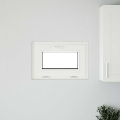 Kellerfenster Innenseite Farbe Weiß RISOR 60 x 40 cm