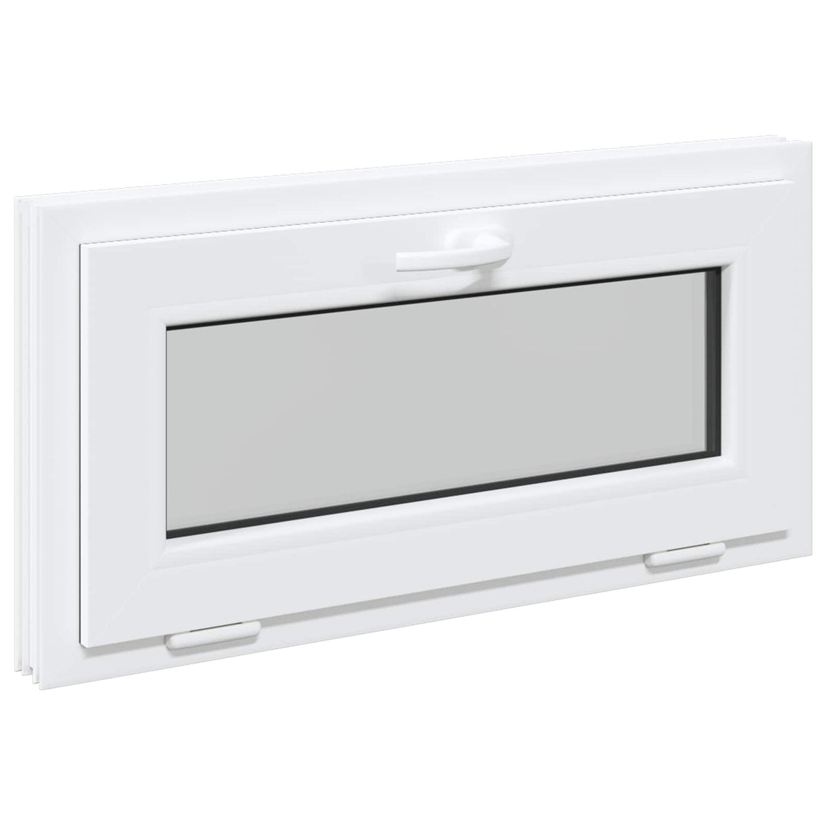 Kellerfenster Innenseite Farbe Weiß RISOR 80 x 40 cm