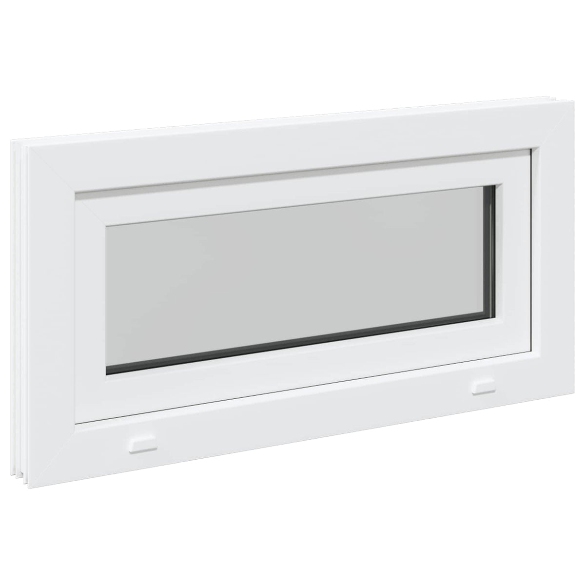 Kellerfenster Innenseite Farbe Weiß RISOR 80 x 40 cm