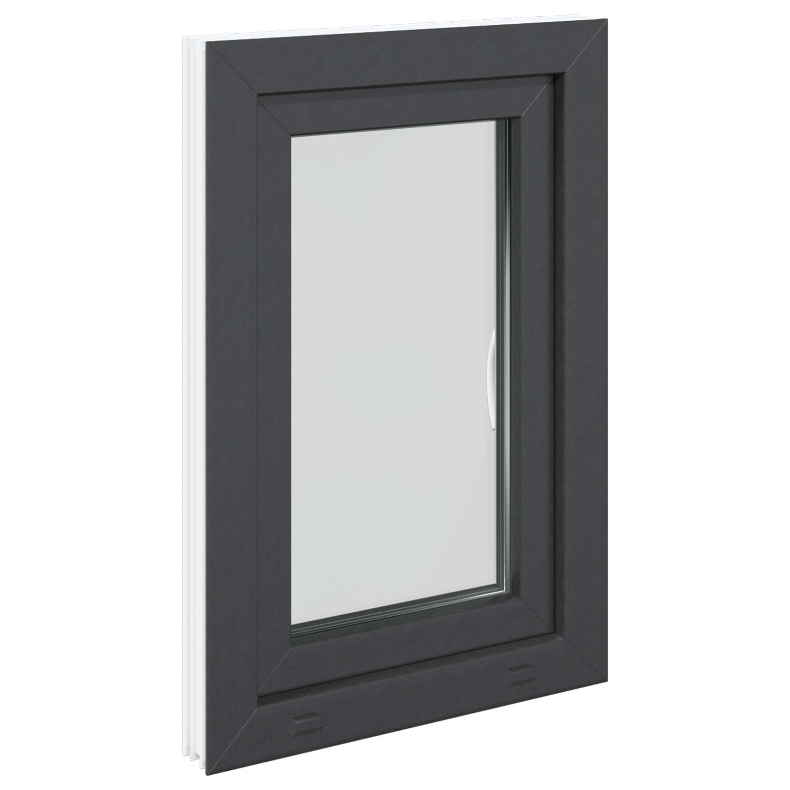 Kipp- und Drehfenster für den Keller RISOR 50 x 75 cm