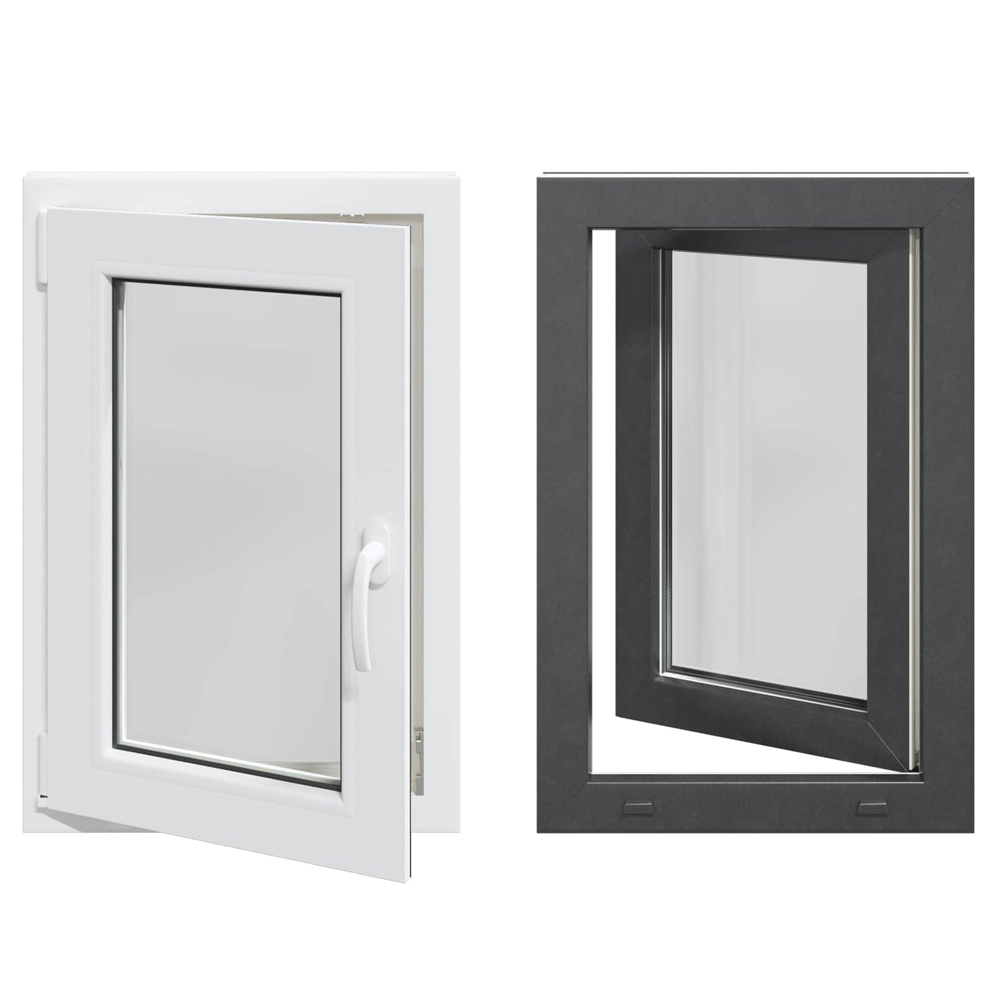 Kipp- und Drehfenster für den Keller RISOR 50 x 75 cm