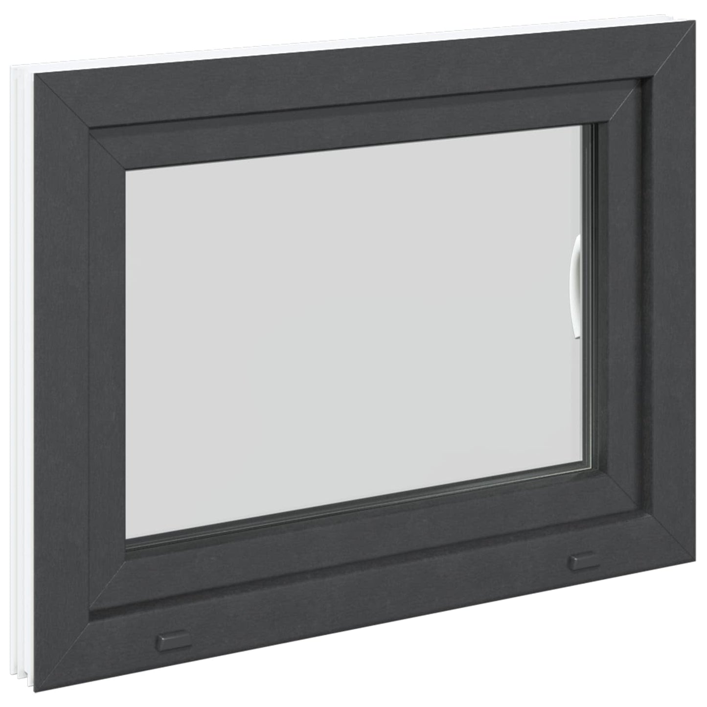 Kipp- und Drehfenster für den Keller RISOR 80 x 50 cm