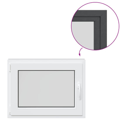 Kellerfenster Innenseite Farbe Weiß RISOR 80 x 70 cm