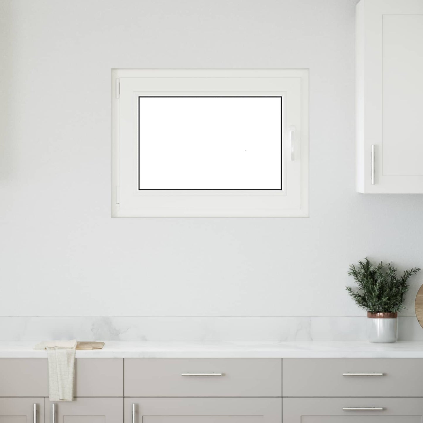 Kipp- und Drehfenster für den Keller RISOR 80 x 70 cm