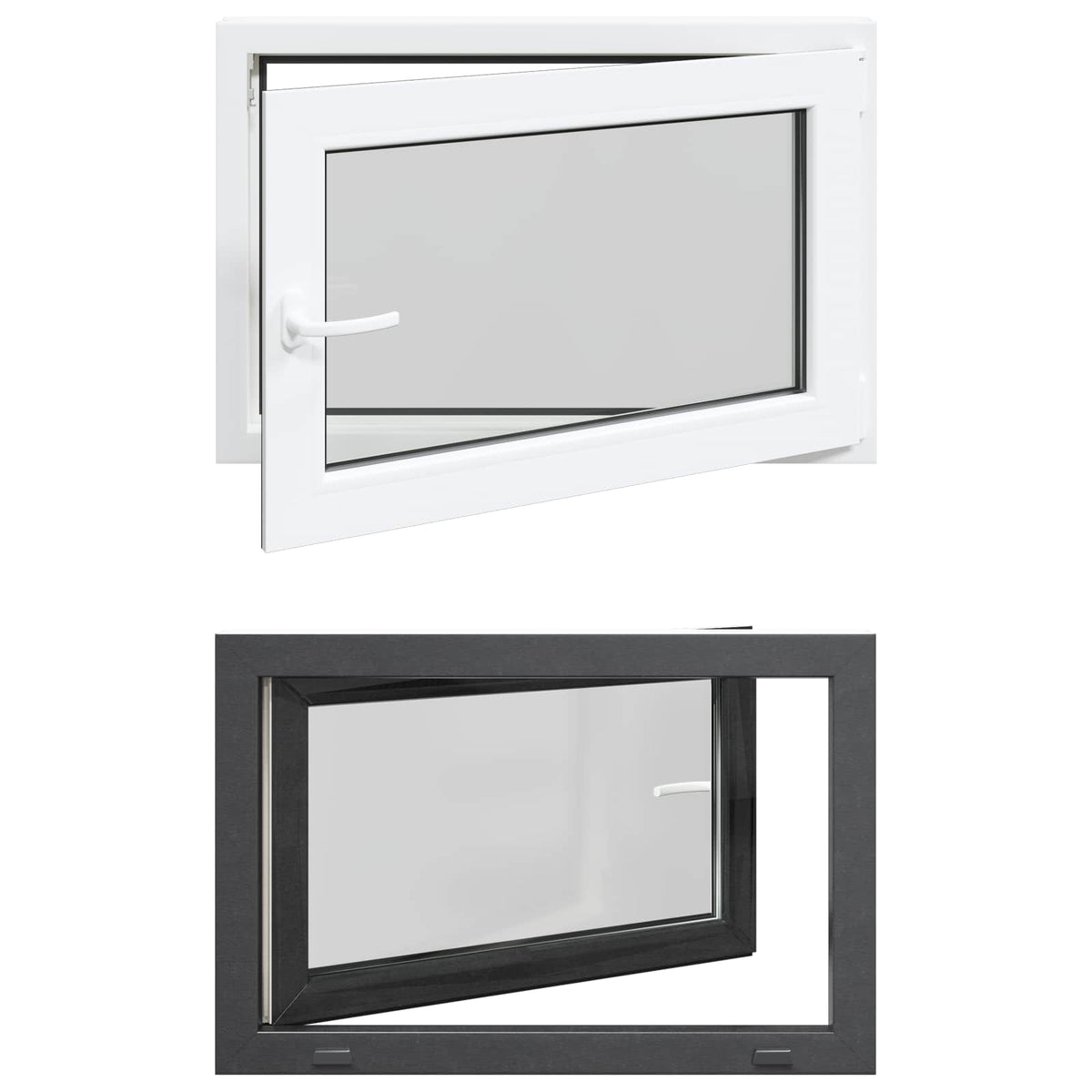 Kellerfenster Innenseite Farbe Weiß RISOR 90 x 50 cm