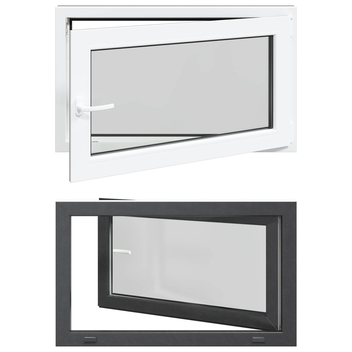 Kipp- und Drehfenster für den Keller RISOR 100 x 70 cm