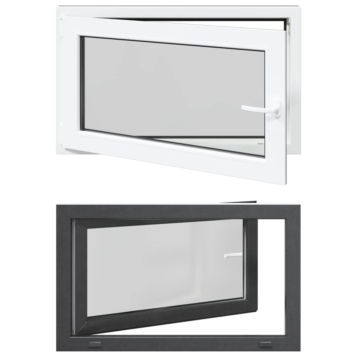 Kellerfenster Innenseite Farbe Weiß RISOR 100 x 70 cm