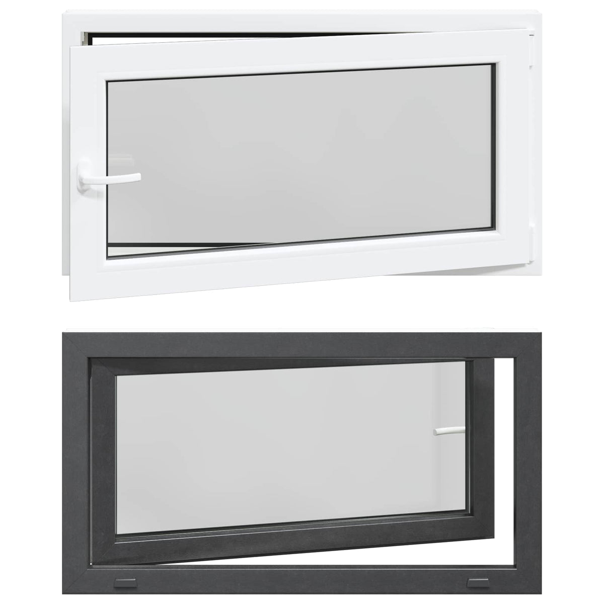 Kellerfenster Innenseite Farbe Weiß RISOR 110 x 70 cm