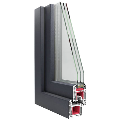Kellerfenster Innenseite Farbe Weiß RISOR 80 x 70 cm