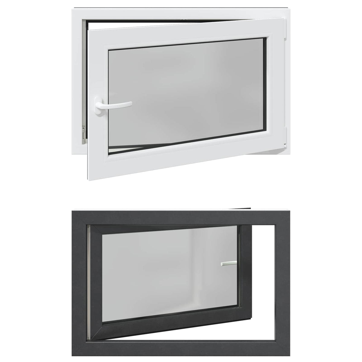Kellerfenster Innenseite Farbe Weiß RISOR 90 x 50 cm
