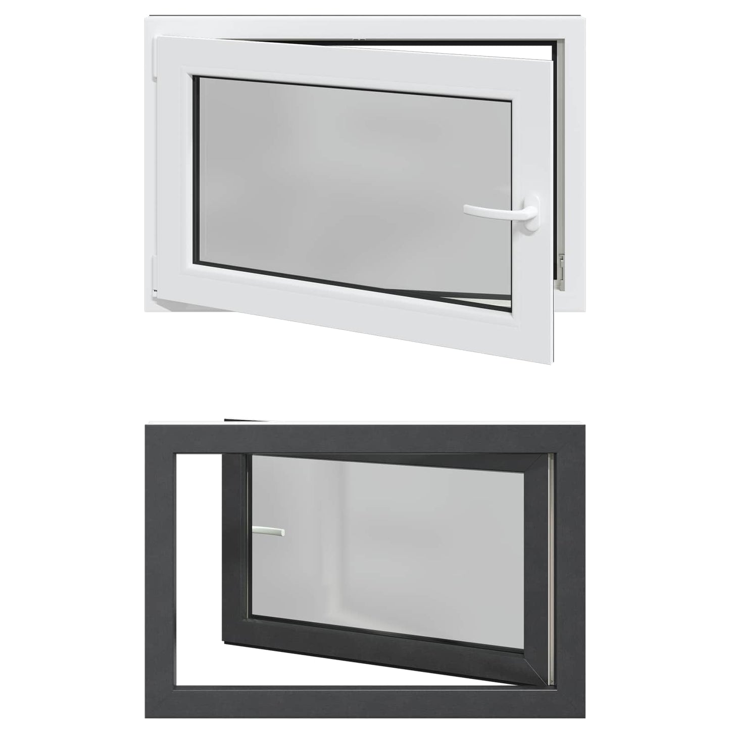 Kipp- und Drehfenster für den Keller RISOR 90 x 70 cm