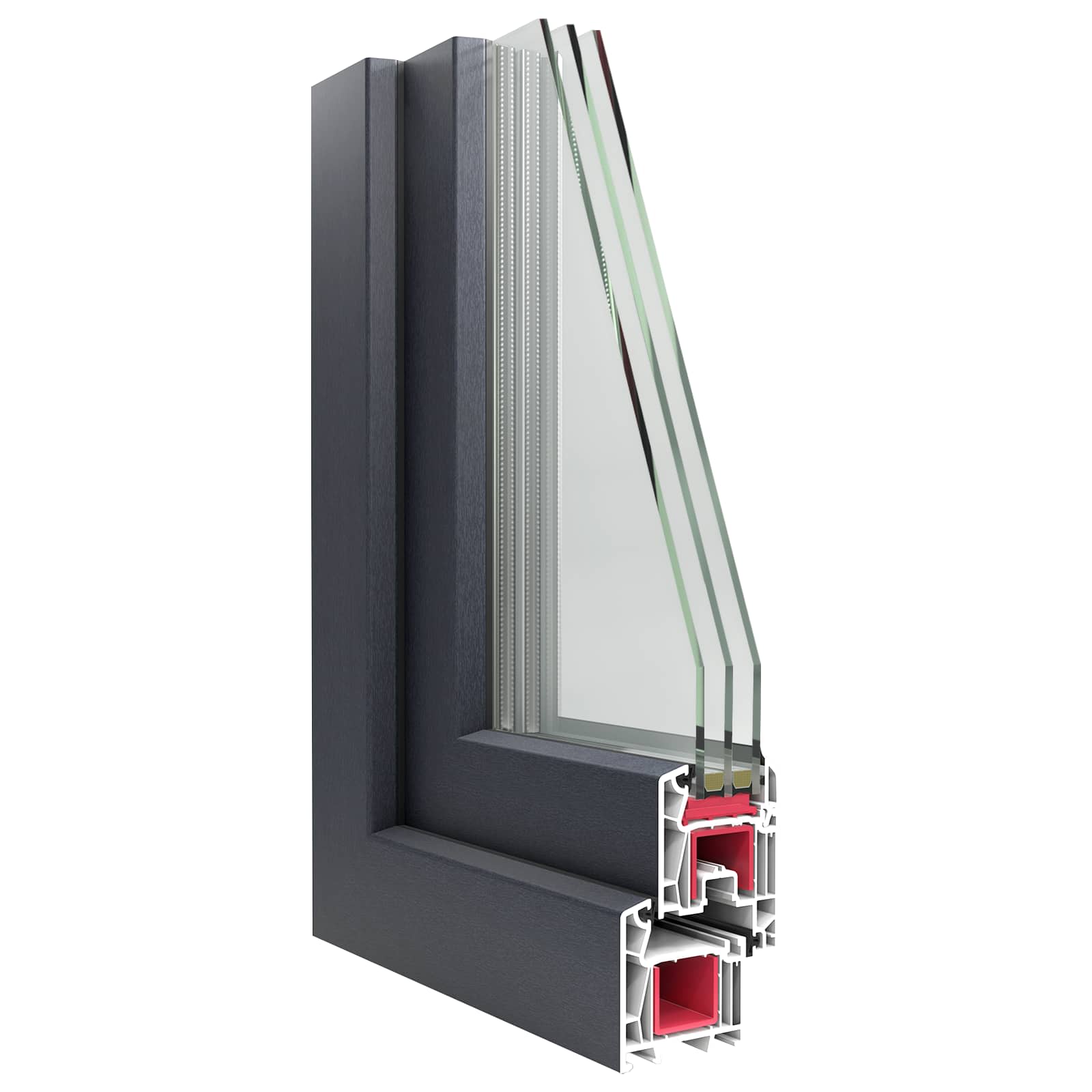 Kipp- und Drehfenster für den Keller RISOR 120 x 60 cm