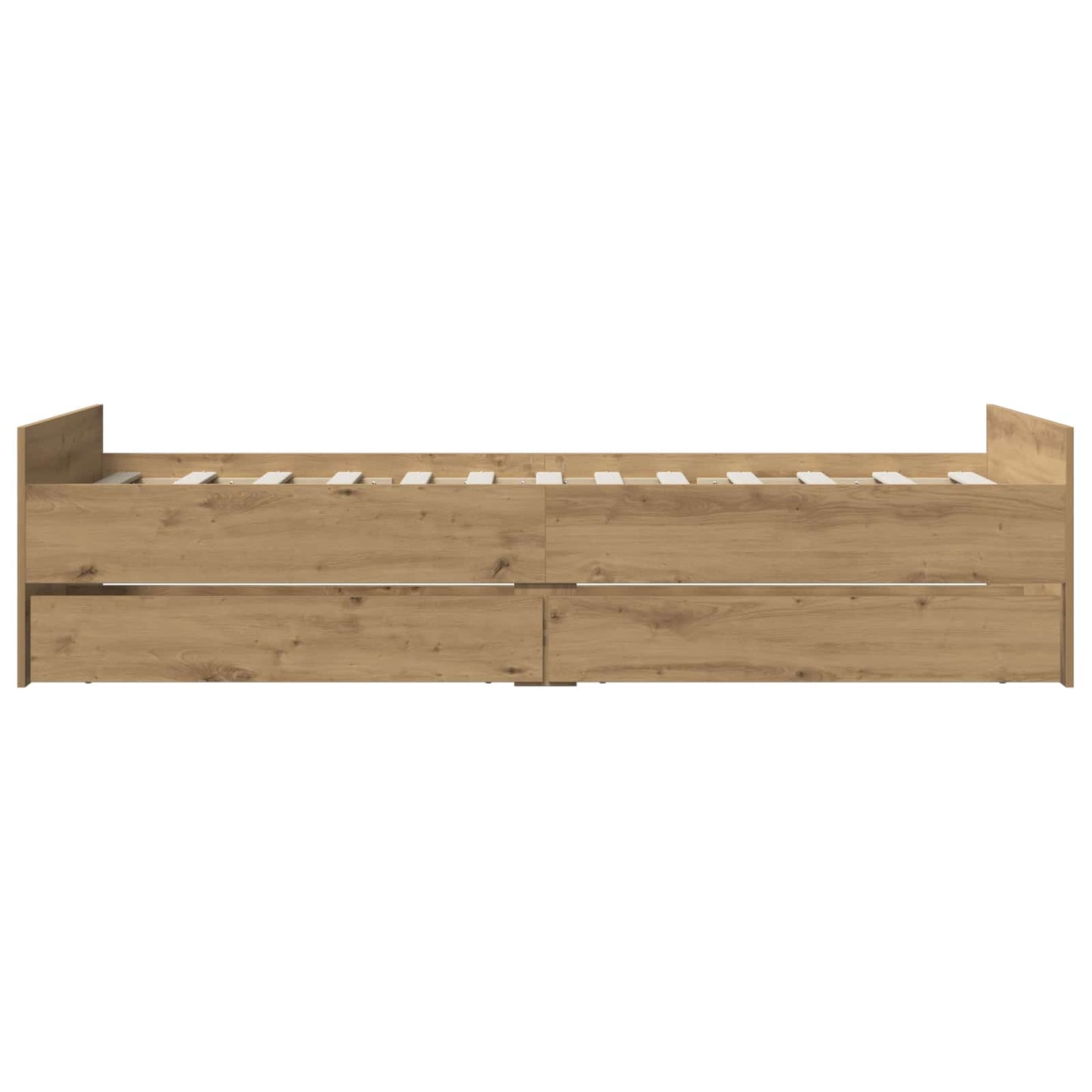 Bettrahmen Artisan-Eiche 90 x 200 cm Holzwerkstoff