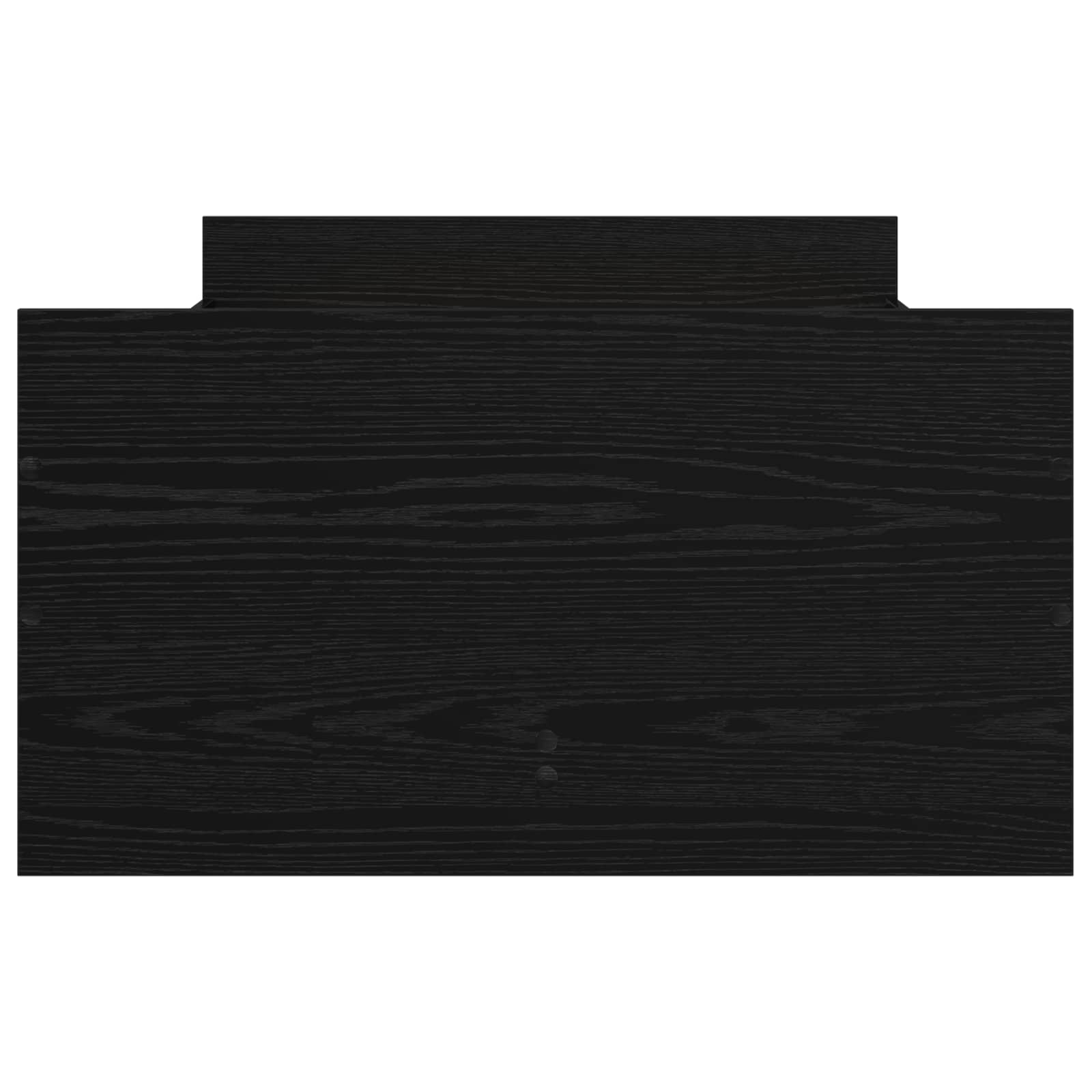 Bettrahmen Schwarze Eiche 90 x 200 cm Holzwerkstoff