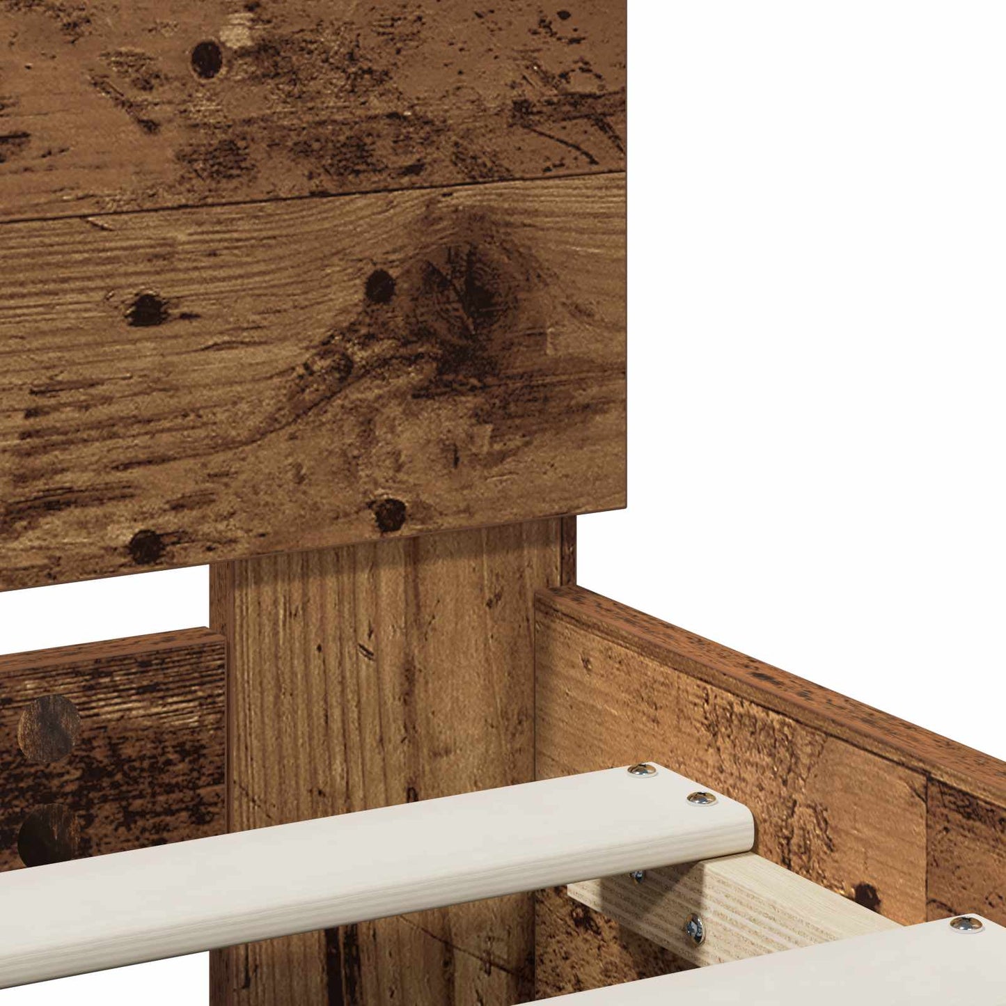 Bettrahmen Altholz 140 x 190 cm Holzwerkstoff
