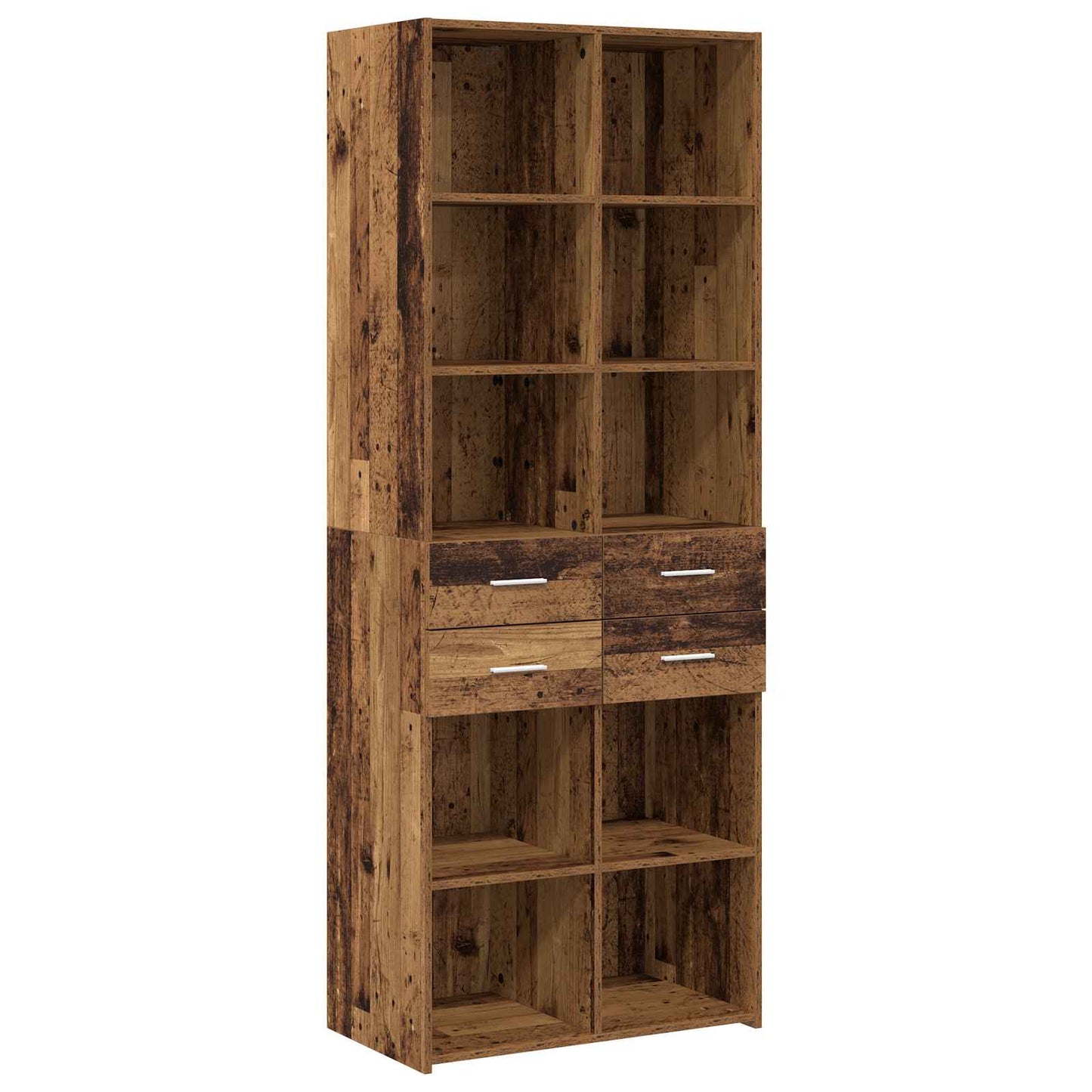 Bücherregal Altholz 30 x 42,4 x 185,2 cm
