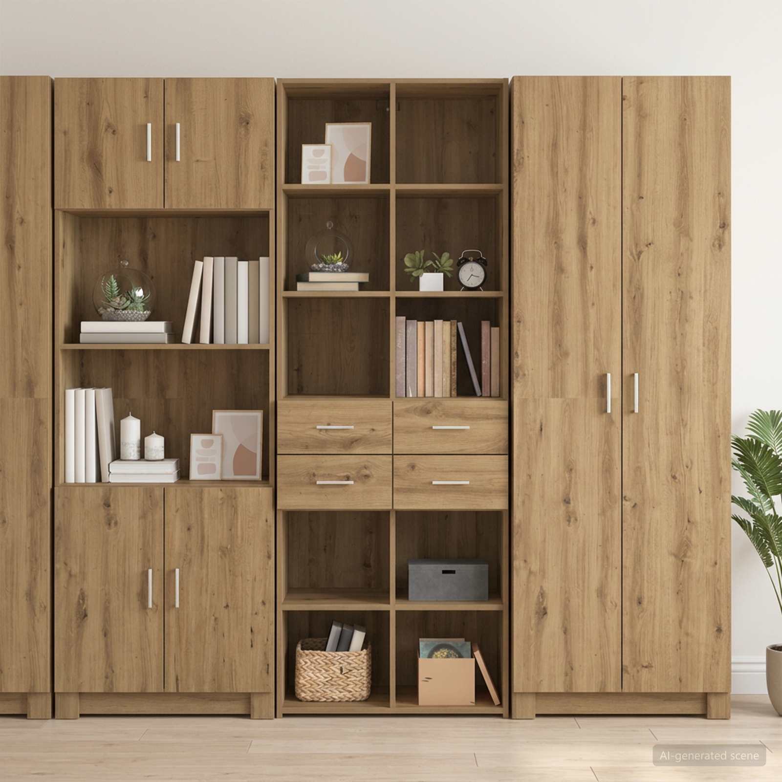 Bücherregal Artisan-Eiche 30 x 42,4 x 185,2 cm