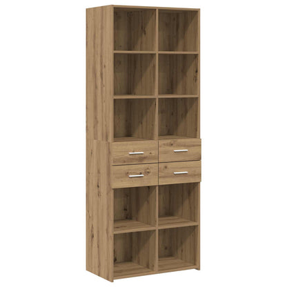 Bücherregal Artisan-Eiche 30 x 42,4 x 185,2 cm Holzwerkstoff