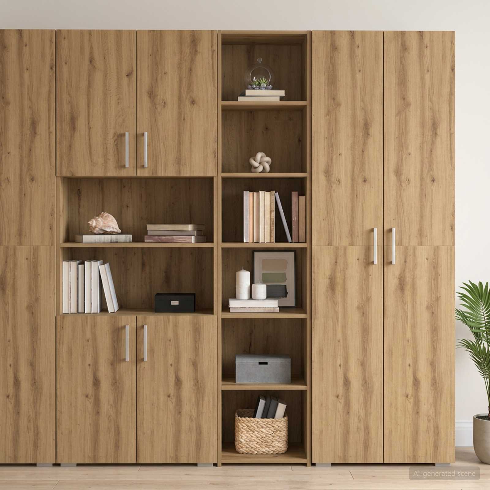 Sideboard Artisan-Eiche 40 x 41 x 185 cm Holzwerkstoff