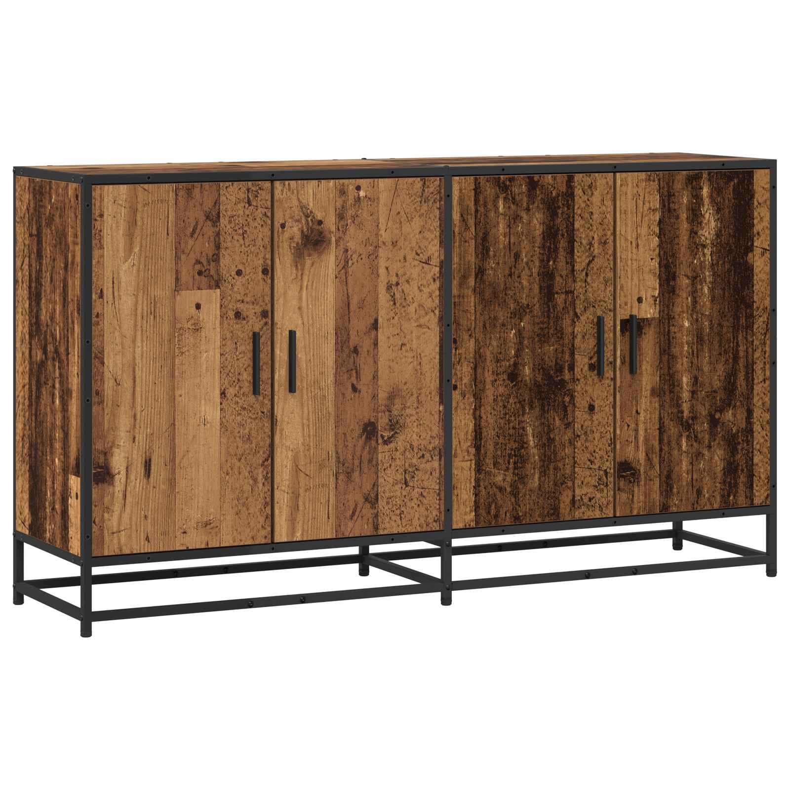 Sideboard Altholz 134 x 35 x 76 cm Holzwerkstoff