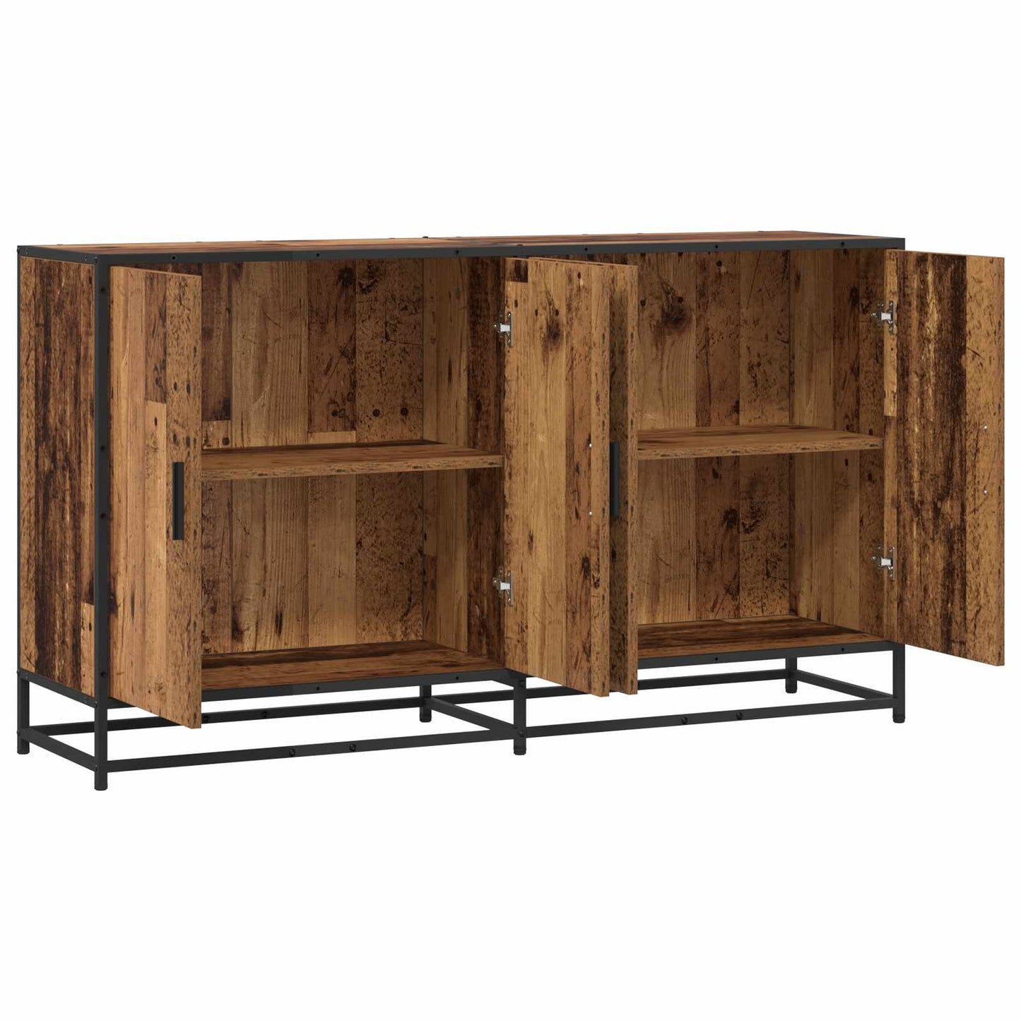 Sideboard Altholz 134 x 35 x 76 cm Holzwerkstoff