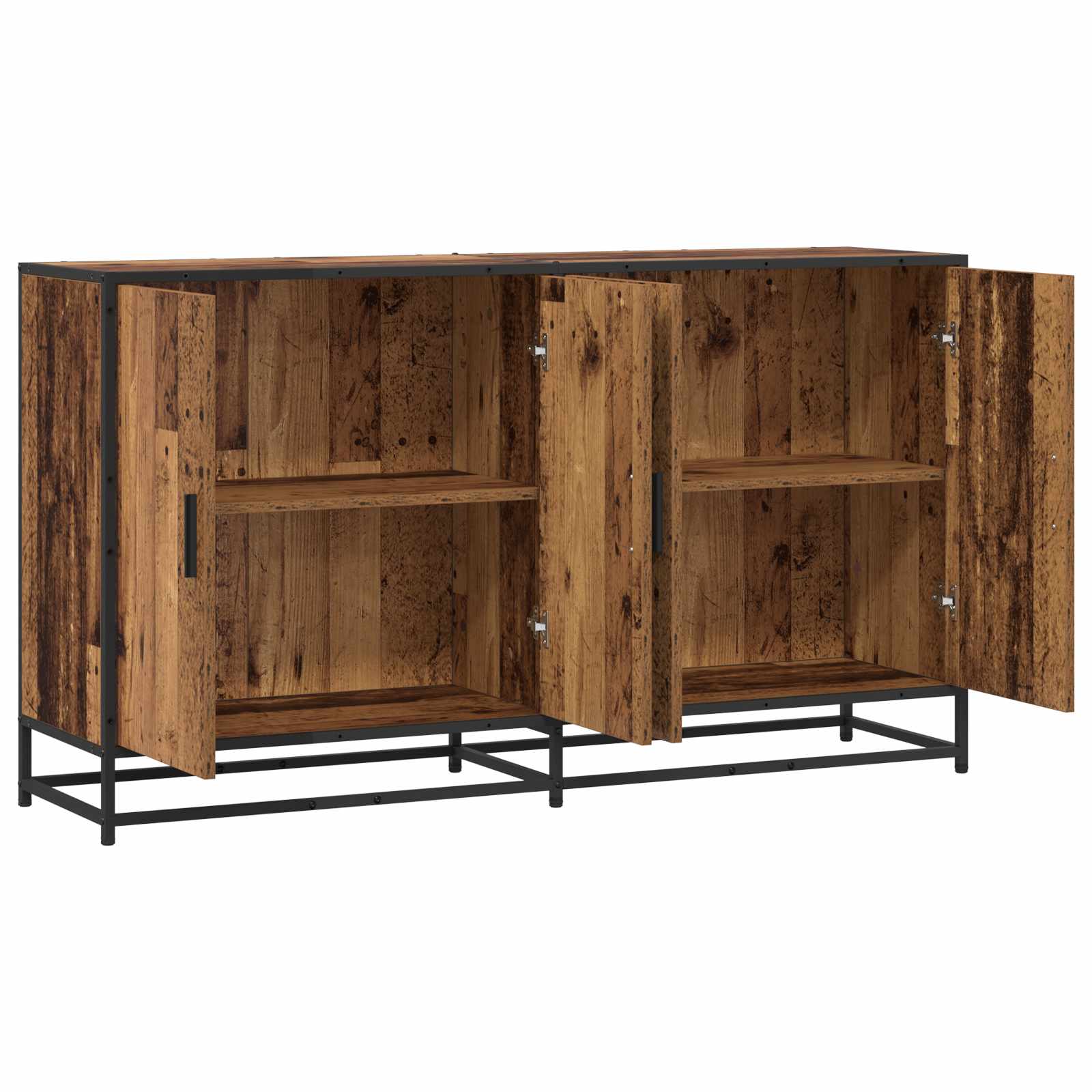 Sideboard Altholz 134 x 35 x 76 cm Holzwerkstoff
